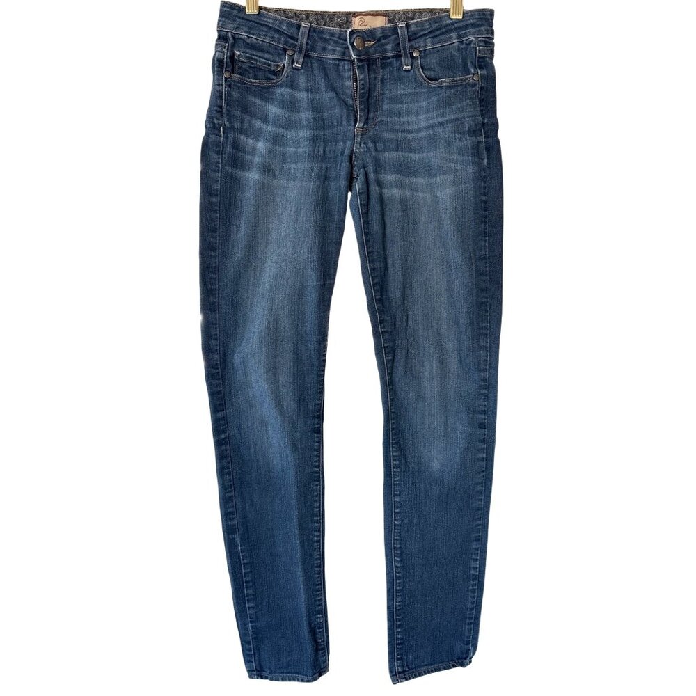 Paige Peg Skinny Jeans Size 27 Stretch‎ Boho Chic Medium Wash Jegging